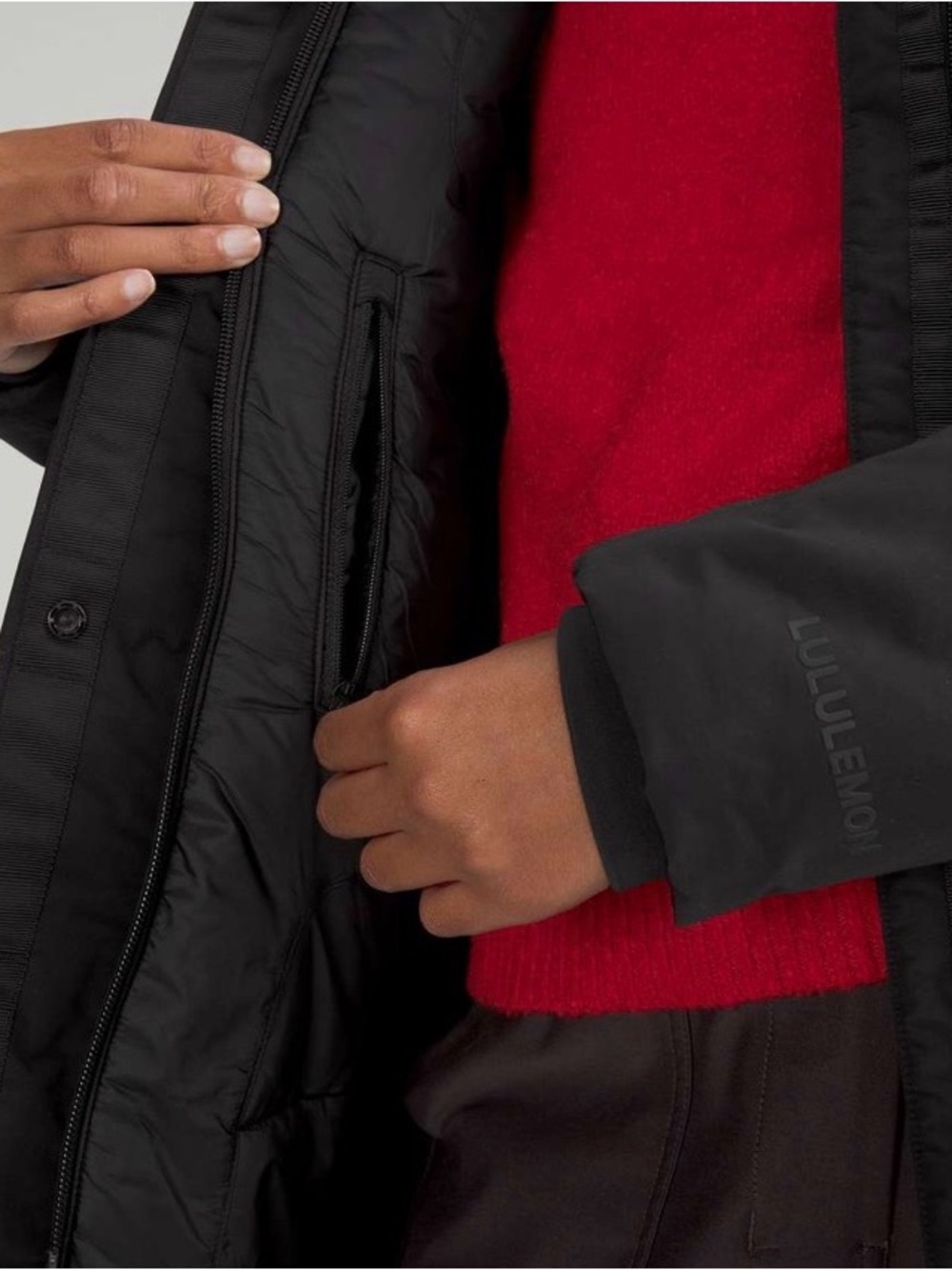 lululemon Apres It All Jacket - black size 12 - Picture 4 of 11